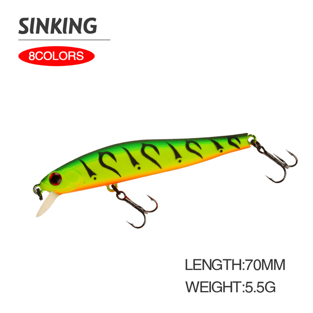 7Cm 5.5G Mồi Dụ Cá Minnow Wobb - đánh giá và giá Fishing Lure Jerkbait