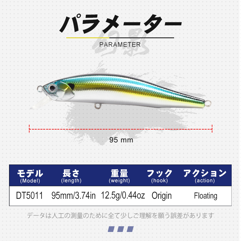 D1 Dụ Nổi Minnow Wobblers Cho  - đánh giá và giá Fishing Lure Jerkbait