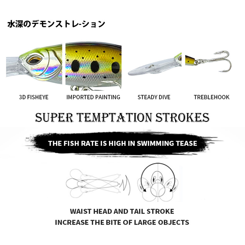 8.5cm 18.2g Fishing Lures Floa - đánh giá và giá Fishing Lure Jerkbait